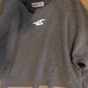 Grey hollister sweater